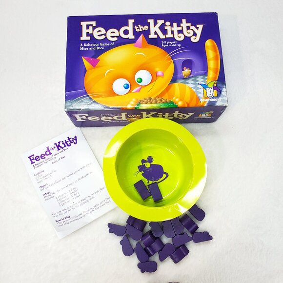 Gamewright Toys Feed The Kitty Game Complete Kids Children Poshmark